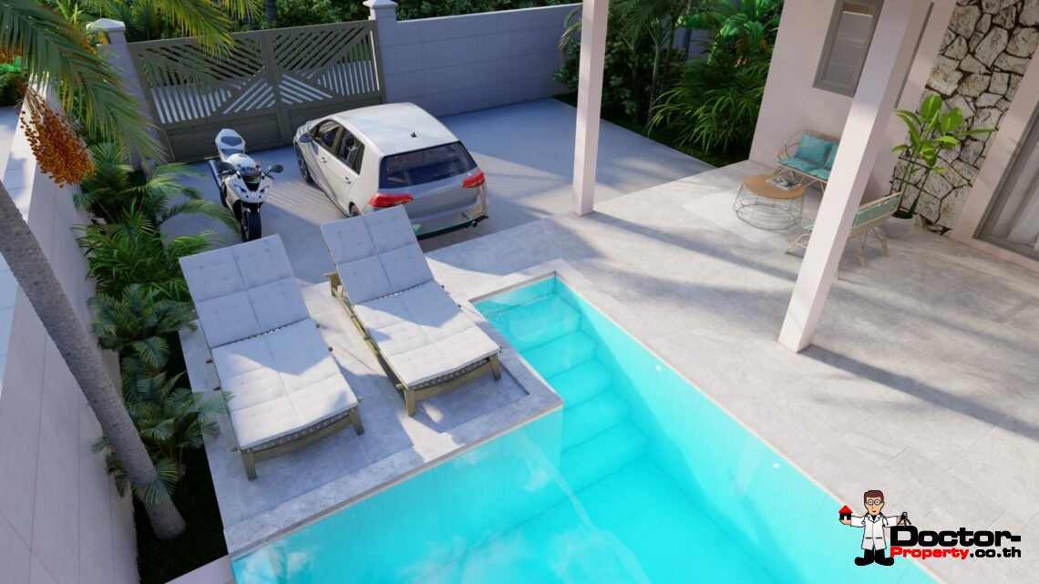 New Cozy 2 Bedroom Private Pool Villa in Mae Nam, Koh Samui – For Sale
